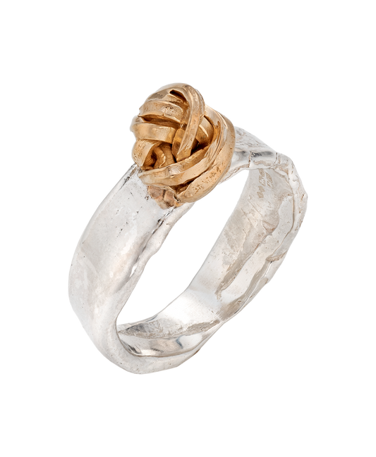 Ravel Ring (925 Silver/9ct Gold) 1/1