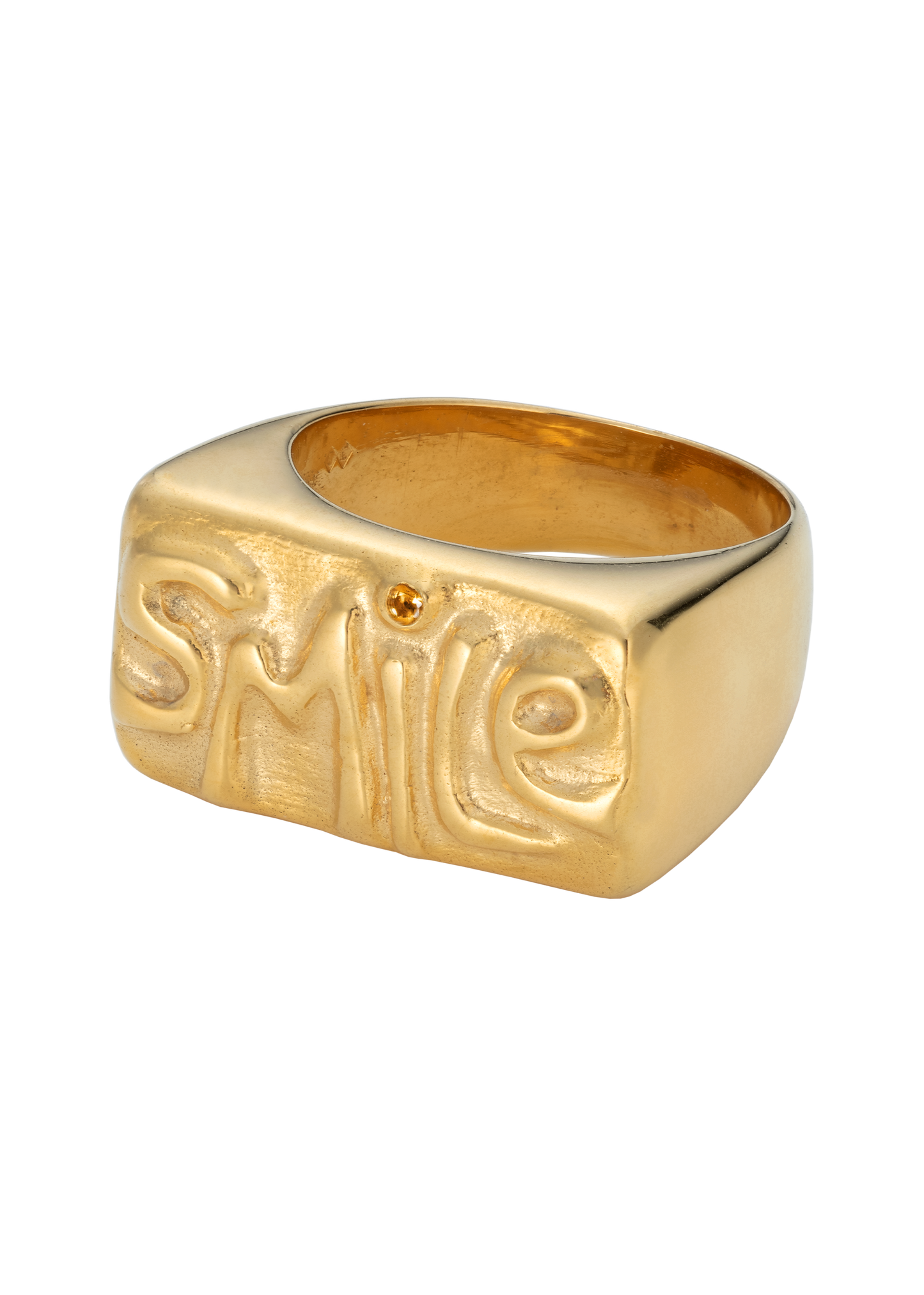 'SMILE' Ring (Gemstone)